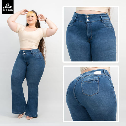 Jeans Mujer Botacampana Curvy 2142