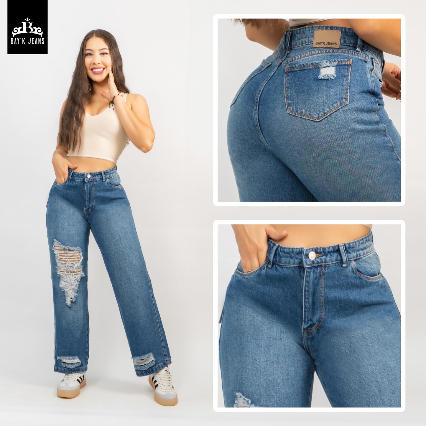 Jeans Mujer Boyfriend 2165