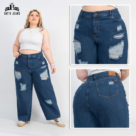 Jeans mujer Boyfriend Curvy 2176-1