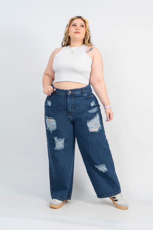 Jeans mujer Boyfriend Curvy 2176-1