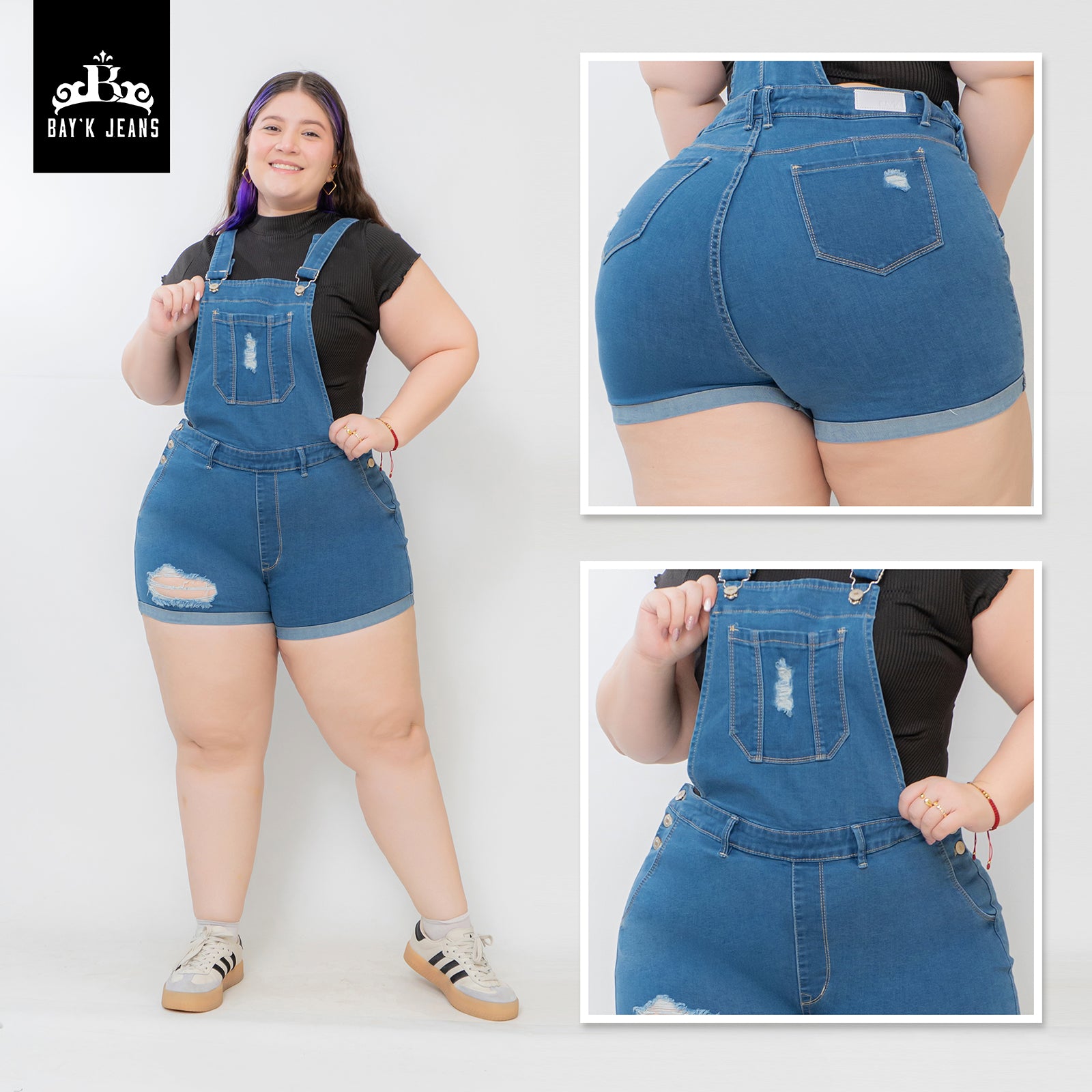 Jeans Mujer BragaShort Curvy  2240
