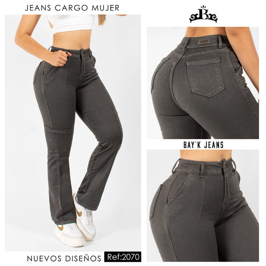 Jeans Cargo Mujer  2070