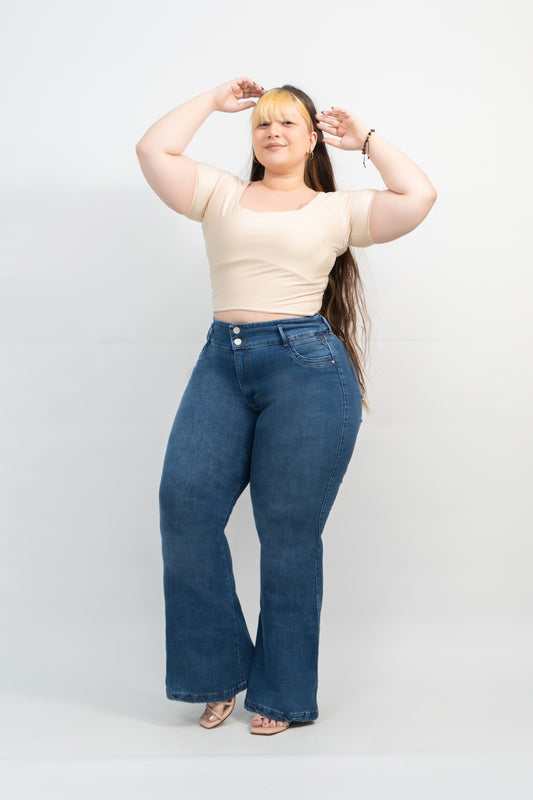 Jeans Mujer Botacampana Curvy 2142
